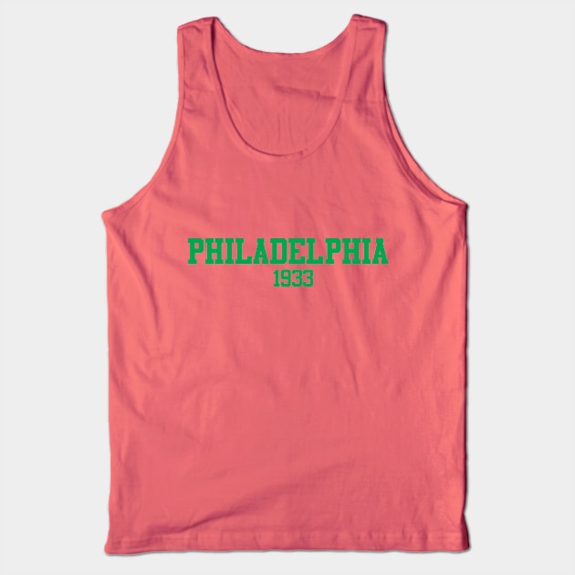 Philadelphia 1933 Tank Top by GloopTrekker